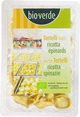 Organic Fresh tortelli with ricotta and spinach