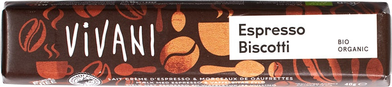 Organic Chocolate - Espresso Biscotti