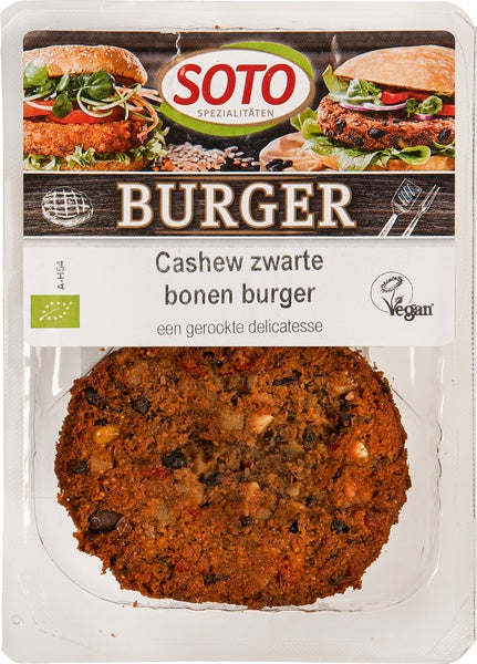 Organic Cashew & Blackbean Burger 160g