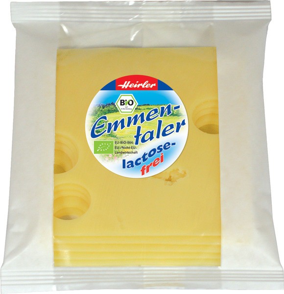 Organic Emmental Cheese - sliced Lactose Free 120g