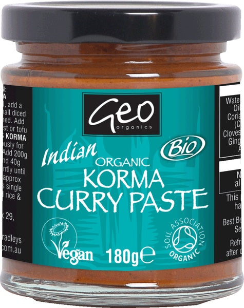 Organic Korma Indian Curry Paste