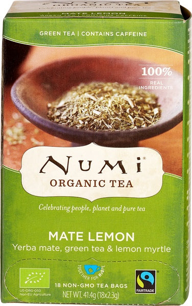 Organic Green Tea - Mate Lemon