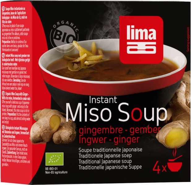 Organic Miso Soup with Ginger