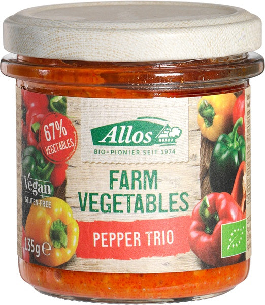 Organic Pepper Trio Spread