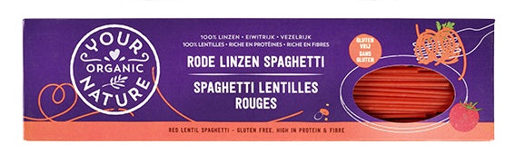 Organic red Lentil Spaghetti - Gluten Free