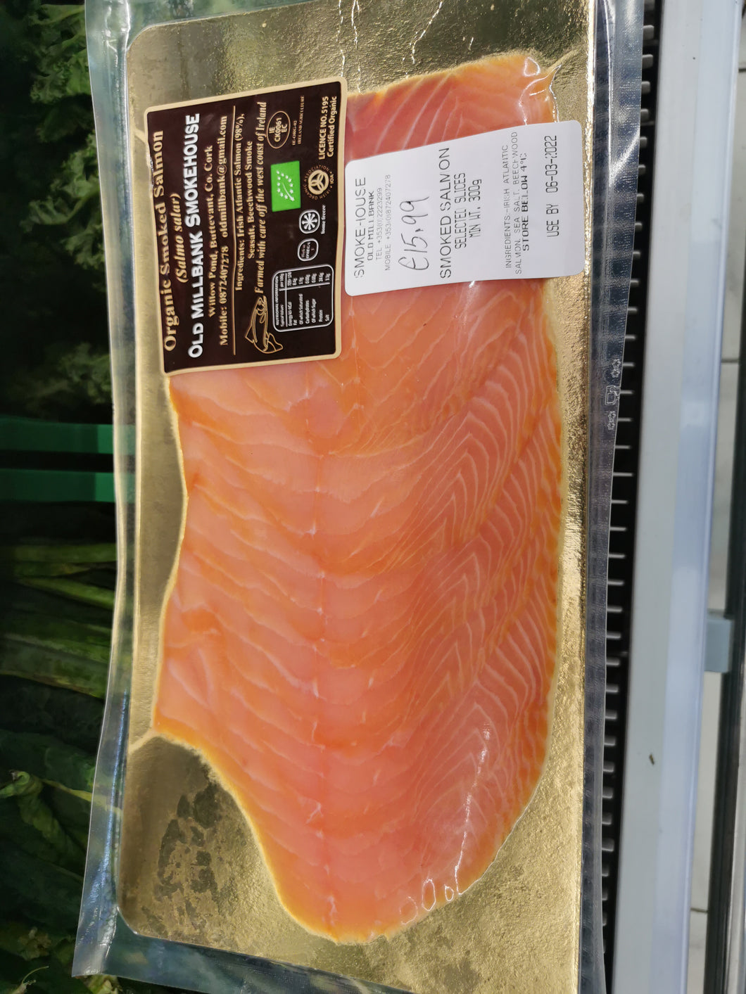 Organic Smoked Salmon 300g