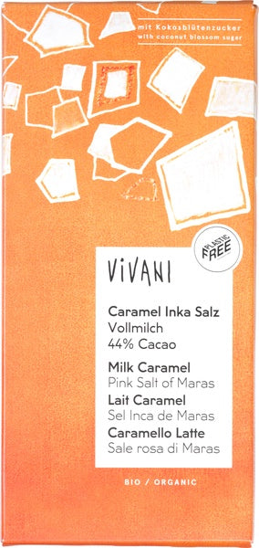 Organic Chocolate -  Caramel & Salt Milk Choc