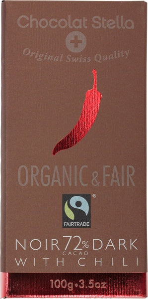 Organic Chocolate - Chili 72%