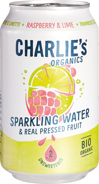 Organic Raspberry &  Lime Sparkling Water