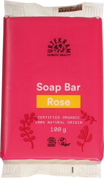 Soap Bar - Rose - Urtekram 100 grams