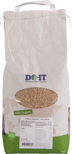Organic Wholegrain Basmati Rice 5kg